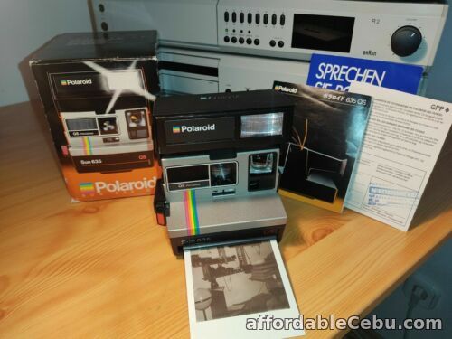 1st picture of TESTED POLAROID SUN 635 QS USES 600 IMPOSSIBLE FILM Japanese manual For Sale in Cebu, Philippines