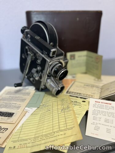 1st picture of Vintage Bolex Paillard H16 M 16mm C Mount Film Movie Camera Turns On Untested For Sale in Cebu, Philippines