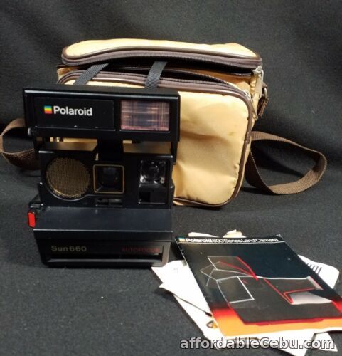1st picture of Vintage Polaroid Instant Camera 660 Autofocus Beautiful Condition Looks to Kill For Sale in Cebu, Philippines