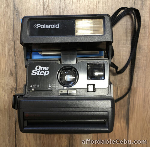 1st picture of Vintage Polaroid 600 Film Flash Instant Camera W/ Strap/Manual *Tested* For Sale in Cebu, Philippines