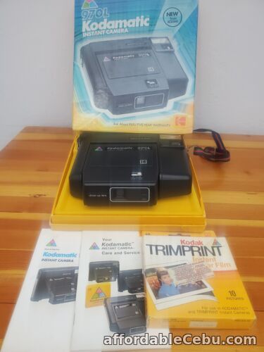 1st picture of Kodak Kodamatic 970 L instant camera with 1 pack of sealed Trimprint Film.  VTG. For Sale in Cebu, Philippines