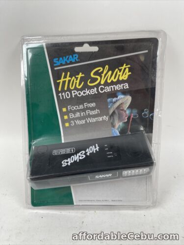 1st picture of NEW Vintage SAKAR Hot Shots 110 Pocket Camera Sealed For Sale in Cebu, Philippines