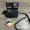 Vintage Polaroid Instant Film Camera 660 Auto Focus Sun 660 With Strap Untested