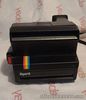 Polaroid Spirit 600 Rainbow Stripe Instant Film Land Camera - Black Untested