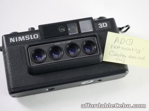 1st picture of Nimslo 3D Stereo 35mm Camera NOT WORKING (shutter does not open) SOLD FOR PARTS For Sale in Cebu, Philippines