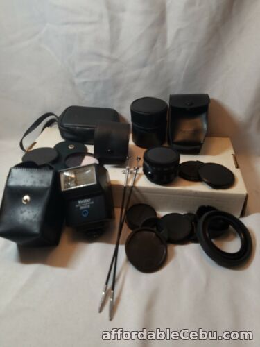 1st picture of Lot of Vintage Camera Parts promaster spectrum, vivitar 2600d hoya skylight, For Sale in Cebu, Philippines