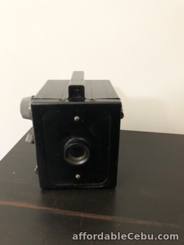 1st picture of Vintage Black Box Camera Untested Unsure Of Brand Bakelite For Sale in Cebu, Philippines