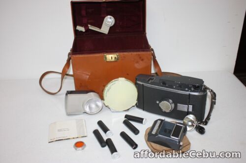 1st picture of Polaroid Model 130 Land Camera Vintage Lens Shutter Diffuser w/Case and extras For Sale in Cebu, Philippines