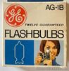 GE Blue Dot Flashbulbs AG-1B - BLUE Bulbs Vintage NOS - Lot of 40