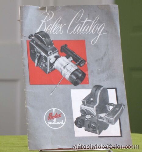 1st picture of 1952 Bolex / Bolex-Paillard / Paillard-Kern Movie Camera Catalog w/ Price Guide For Sale in Cebu, Philippines