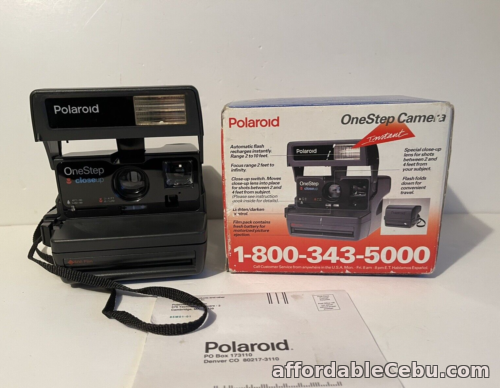 1st picture of Polaroid One Step 600Instant Camera In Box With Manuals For Sale in Cebu, Philippines