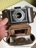 Vintage Kodak Bantam 828 Folding Camera With Leather Case