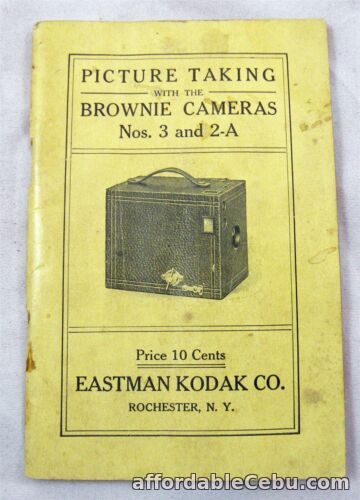 1st picture of Eastman Kodak Co. Brownie Cameras Nos 3 and 2-A Original Instruction Manual 1915 For Sale in Cebu, Philippines