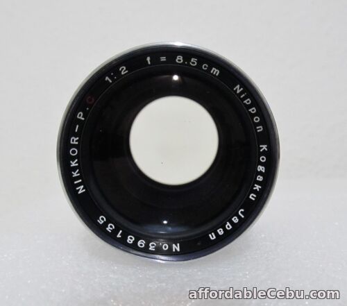 1st picture of Nippon Kogaku Nikkor - P 1:2  f=8.5cm Camera Lens For Sale in Cebu, Philippines
