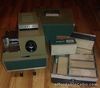 Good Vintage Argus 500 Automatic Slide Projector with Case & 8 Magazines No Cord