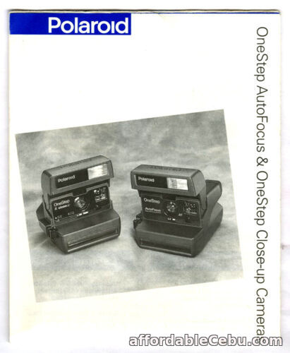 1st picture of Polaroid and Onestep  Original Vintage Instruction Foldout Pamplet For Sale in Cebu, Philippines
