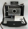Vintage Polaroid Automatic 100 LAND CAMERA w/ Case, Flash, Cold Clip **UNTESTED