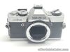 Minolta XG-A Silver 35mm SLR Film Camera Body Untested For Parts
