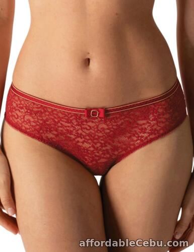 1st picture of Empreinte Allure Shorty Brief 02205 Womens Luxury Knickers Rubis Red For Sale in Cebu, Philippines