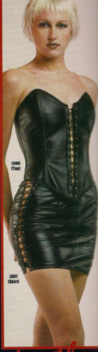 1st picture of THE FEDERATION LEATHER LOOK LACE UP MINI SKIRT BRAND NEW CROSS DRESS For Sale in Cebu, Philippines