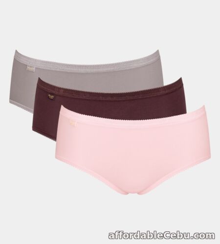 1st picture of Sloggi Basic + Midi Brief 3 Pack Cotton Various Colours 8-22 For Sale in Cebu, Philippines