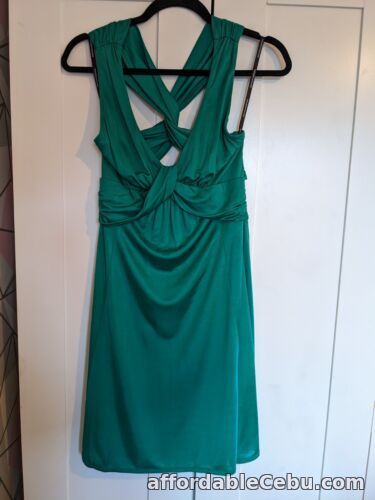 1st picture of Warehouse Uk12 NWT Stretchy Green Party Evening Women's Dress For Sale in Cebu, Philippines