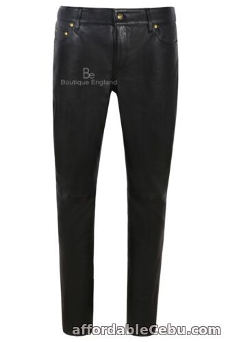 1st picture of Ladies Leather Pant Black Jeans Casual Style Pant Real Lambskin Trousers 4532 For Sale in Cebu, Philippines