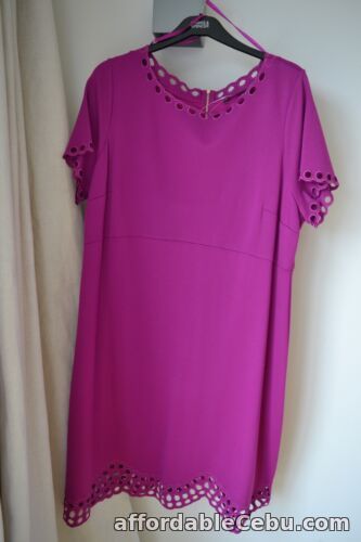 1st picture of Marks & Spencer Pink Lined jersey Dress size 20 Fabulous NEW £49.50 For Sale in Cebu, Philippines