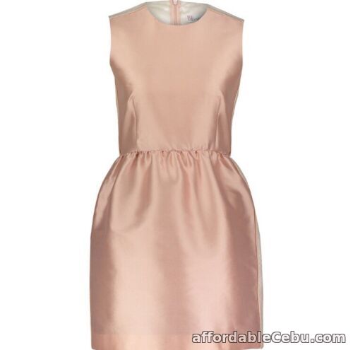 1st picture of RED VALENTINO Pink Silk Blend Mini Dress UK12 For Sale in Cebu, Philippines