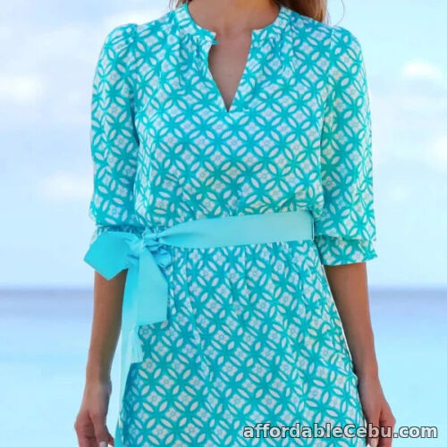 1st picture of Aspiga Maeve Tea Dress Turquoise Size XS RRP£150 BNWT For Sale in Cebu, Philippines