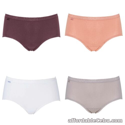 1st picture of Sloggi Basic+ Midi Brief Knickers Pants 4 Pack 95% Cotton - 10071781 RRP £35.00 For Sale in Cebu, Philippines
