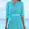 Aspiga Maeve Tea Dress Turquoise Size XS RRP£150 BNWT