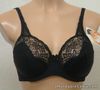 CHARNOS SUPERFIT 131 UNDERWIRED,HALF LACE,FULL CUP BRA, WHITE, BLACK OR NATURAL