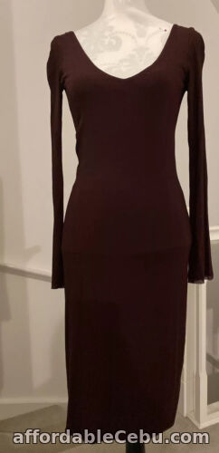 1st picture of Jasmine Di Milo Burgundy Dress BNWT Size L/12 For Sale in Cebu, Philippines