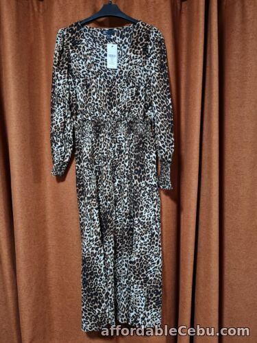 1st picture of Size 18 Friends Like These @NEXT Brown Animal Print Midi Dress BNWT For Sale in Cebu, Philippines
