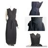 COS Women’s Cotton Black Bohemian Belted Wrap Dress Size L UK Size 18-20