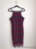 New Look Burgundy Wine Lace Occasion Dress Size 14 Eur 42 US 10 New With Tags
