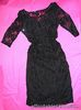 PHASE EIGHT MERILEE BLACK LACE SEQUIN DRESS PARTY COCKTAIL BNWT s18 RRP £140.