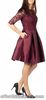 Ted Baker Maaria Oxblood Lace Bodice Dress, Red Size 2 /UK 10.