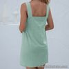 (XL-Light Green) Summer Dresses Womens Sleeveless Dress Casual Dress With