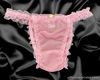 Baby Pink Frilly Sissy Sheer Nylon Briefs Satin Rose Panties Knickers Size 10-20