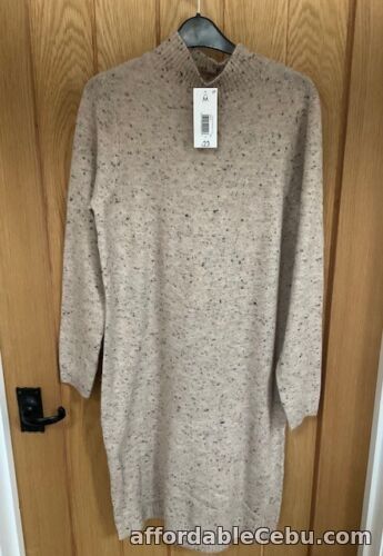 1st picture of Matalan womens Papaya beige knitted jumper dress size M, BNWT For Sale in Cebu, Philippines