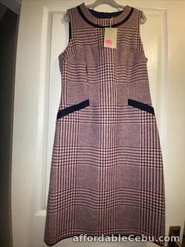 1st picture of BODEN Victoria Check British Tweed DRESS -UK 8 NEW -RRP £149- For Sale in Cebu, Philippines