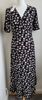 M&S X Ghost Brand New Black with Tags Seashell Midi Dress Size 10