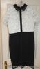 Paper Dress Size 14 Black and White Lace New with Tags