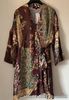 Next Wrap Kimono Satin Short Mini Dress Size 18 RRP £ 52