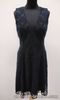 NWT NEXT navy blue lace knee length A-line occasion dress size 12 reg £65 tag