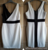 Myleene Klass Monochrome sleeveless bodycon midi dress full back zip size 14