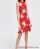 Warehouse BNWT Red Blossom Print Floral Dress Size 16 RRP £49