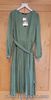 V by Very. Khaki Green Dress. Pleated skirt. UK 10. Brand New With Tags.